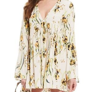 Free People Bella Floral Print Tunic XS